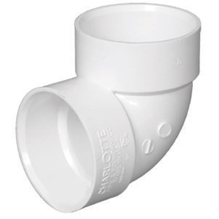 Charlotte Pipe And Foundry Charlotte Pipe Schedule 40 1-1/2 in. Hub X 1-1/2 in. D Hub PVC Elbow 1 pk PVC003310600